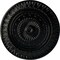 Ekena Millwork Christopher Ceiling Medallion, Hand-Painted Black Pearl, 26 5/8"OD x 2 1/4"P CM26CSBPS - alternate 1